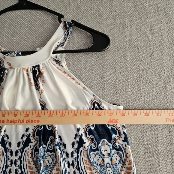 Leo Rosi Women's Sleeveless Boho Halter Dress Size M NWT Y2K Gypsy Bohemian - Picture 7 of 12